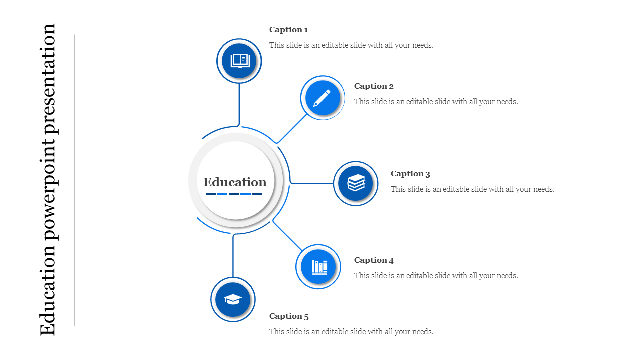 education powerpoint presentation-Blue